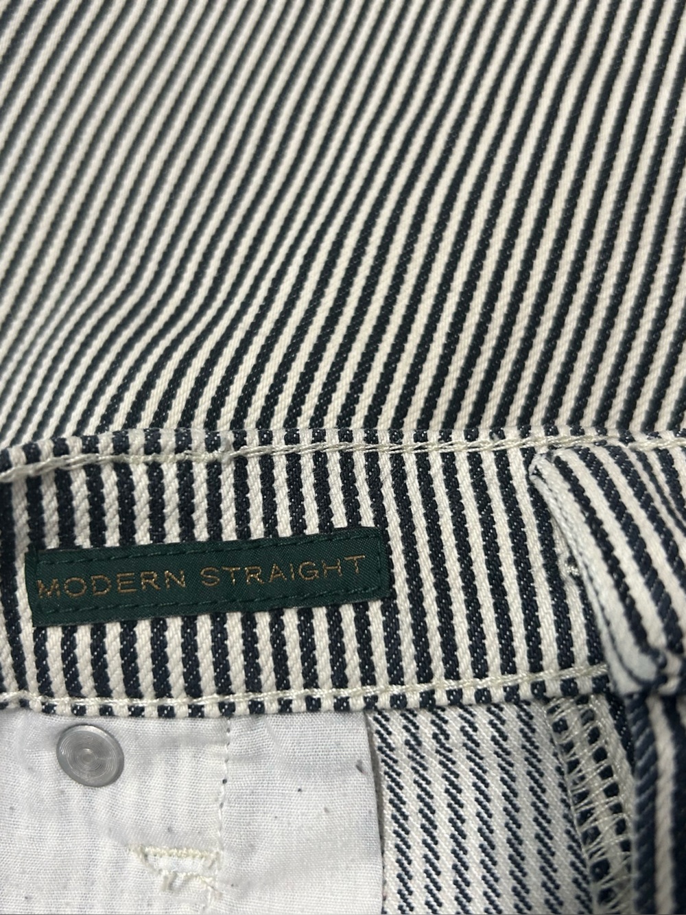 Lauren Ralph Lauren striped jeans with a design preppy women’s size 12p - Picture 4 of 9